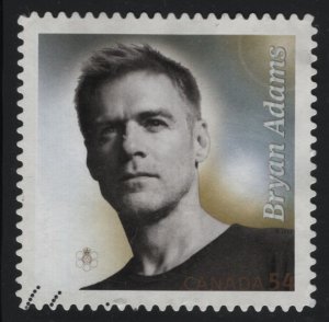 Canada 2009 used Sc 2334a 54c Bryan Adams ex booklet