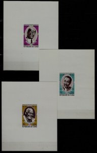 Chad C89-91 MNH epruve sheets Music/Jazz