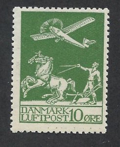 DENMARK SC# C1 F-VF OG 1925