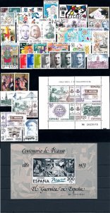 Spain 1981 Complete Year Set incl. souvenir sheets  MNH