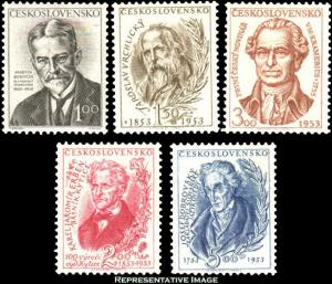 Czechoslovakia Scott 571-575