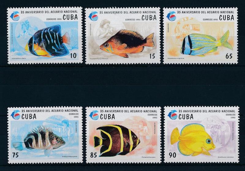 [29096]  1995 Marine Life Fish 35 Year National Aquarium MNH