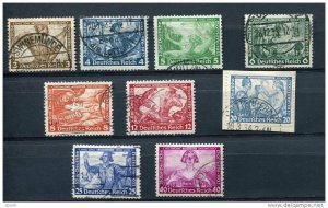 Germany 1933 Sc B49-7 Mi 499-7 Used Wagner set. Music CV 360 euro