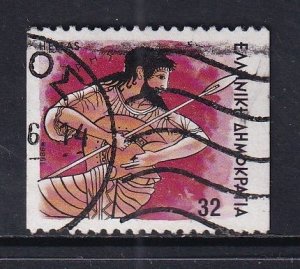 Greece  #1549A used 1986  Greek gods 32d  Ares