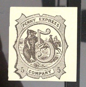 Scott#114L Local - L230 Design  - Forgery D1 - Penny Express Co.