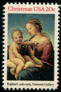 2063 US 20c Christmas: Raphael, MNH