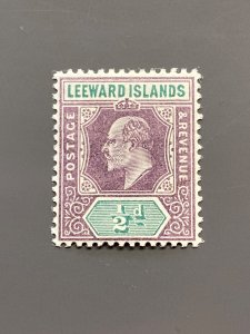 Leeward Islands 20 F-VF MLH.  Scott $ 6.00