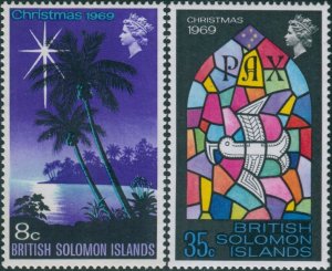 Solomon Islands 1969 SG189-190 Christmas set MLH