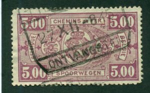 Belgium 1924 #Q163 U SCV(2018) = $0.25