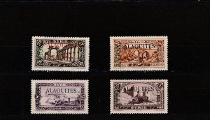 Alaouites  Scott#  C5-C8  MH  (1925 Overprinted)