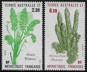 F.S.A.T. #121-2 MNH Set - Plants - Flowers