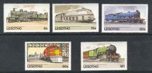 Lesotho 1984 Trains MUH Lot7787