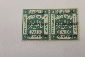 PALESTINE 16a MINT LH PAIR