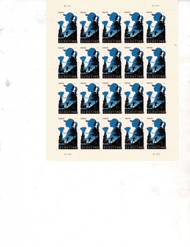 Scouting Forever US Postage Sheet #4691 VF MNH