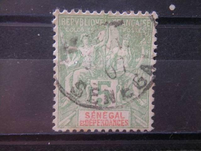 SENEGAL, 1900 used 5c, Scott 39