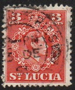 St. Lucia Sc #137 Used