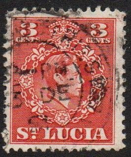 St. Lucia Sc #137 Used