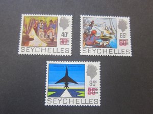 Seychelles 1971 Sc 394-6 set MH