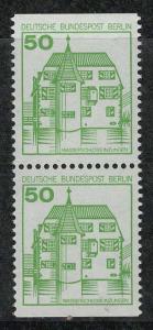 Germany Berlin Scott # 9N440, mint nh, pair, from booklet pane