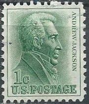 US 1209 (used) 1¢ Andrew Jackson, green (1963)