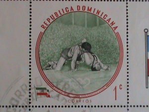 DOMINICA STAMP:1960 SC#525-9:17TH OLYMPIC GAMES ROME  STAMPS USED S/S SHEET