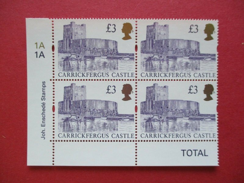 SG1993 - 1996 Castle 1997 Set Enschede Cylinder Blocks 1A MNH Great Britain Eliz 