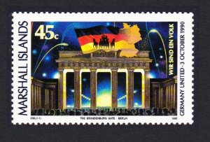 Marshall Is. Re-unification of Germany 1990 MNH SC#382 SG#350