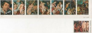 Thematic Stamps Art - PARAGUAY 1978 RUBENS 8v used