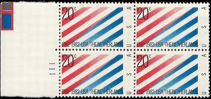 Scott # 2003 1982 20c org, red, bl & dk gray Photo;   Netherlands ; TAGGED Pl...