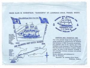 GB Falmouth Cornwall Maritime Museum {samwells-covers}PTS 1960 GG281 