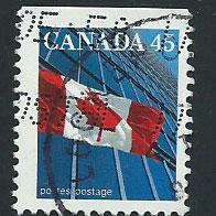 Canada SG 1358d  Used imperf top margin