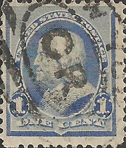 # 219 DULL BLUE USED BEN FRANKLIN SCV-0.75