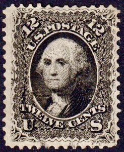 US #69 USED Very faint cancel VF