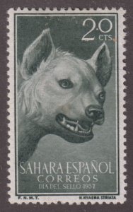 Spanish Sahara 88  Striped Hyena 1956