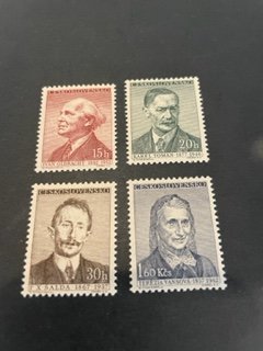 Czechoslovakia sc 781-784 MH comp set