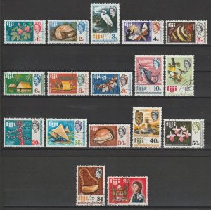 FIJI 1969/70 SG 391/407 USED Cat £17