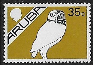 Aruba # 6 - Owl - MNH.....{OnL24)