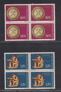 YUGOSLAVIA SC# 1289-90   FVF/MNH  1976