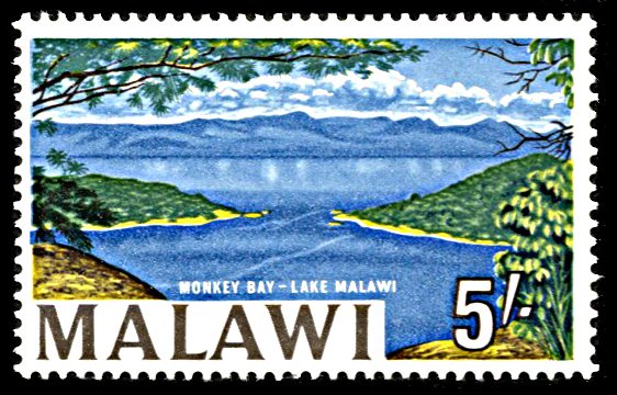 Malawi 26, MNH, Redrawn Lake View