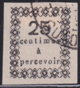 Guadeloupe 1876 SC J1 Used 