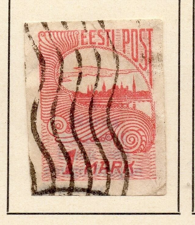 Estonia 1919-21 Early Issue Fine Used 1m.  230797