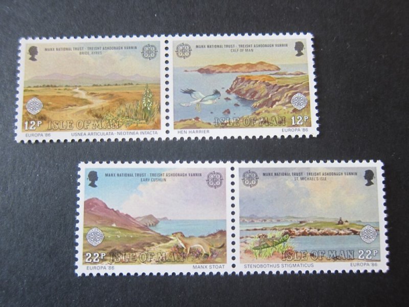 Isle Of Man 1986 Sc 306-7 set MNH