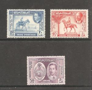 Iraq  (1949 )  - Scott # 130 - 132,    UPU