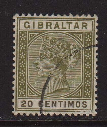 Gibraltar 1895 QV Sc 31A FU