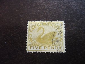Stamps - Western Australia - Scott# 80 - Used Part Set of 1 Stamp