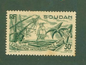 FRENCH SUDAN 107 MH CV $2.00 BIN $1.00