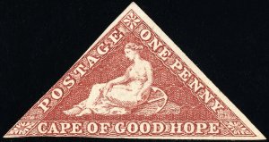 Cape of Good Hope Stamps # 12 Unused VF Scott Value $225.00