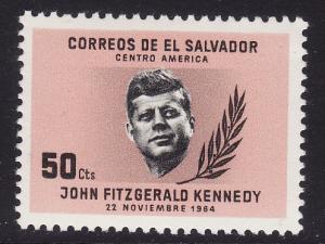 El Salvador #749 F-VF Mint NH ** John F. Kennedy