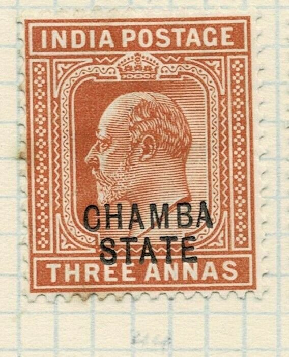 india chamba states- sg 34 -  lmm 