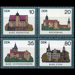 DDR 1985 - Scott# 2504-7 Castles Set of 4 NH